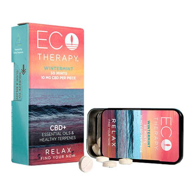 CBD Edibles ECO Therapy CBD - CBD Edible - Relax Mints - 10mg