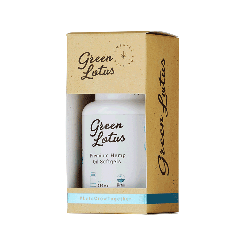 CBD CBD Green Lotus Premium Hemp Oil Softgels