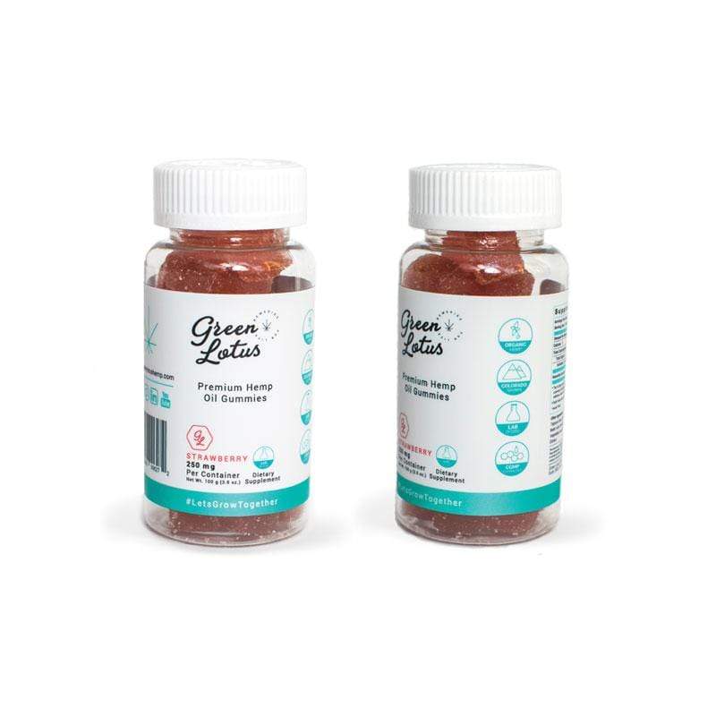 CBD CBD Green Lotus Premium Hemp Oil Gummies 25 CT