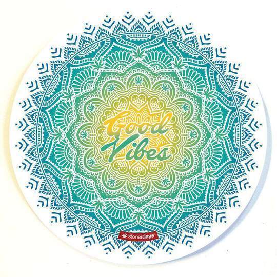 dab accessories GOOD VIBES MANDALA DAB MAT