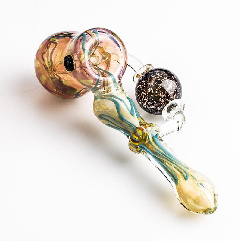 Bubblers Glass Hammer Bubbler Pipe W/ Handle