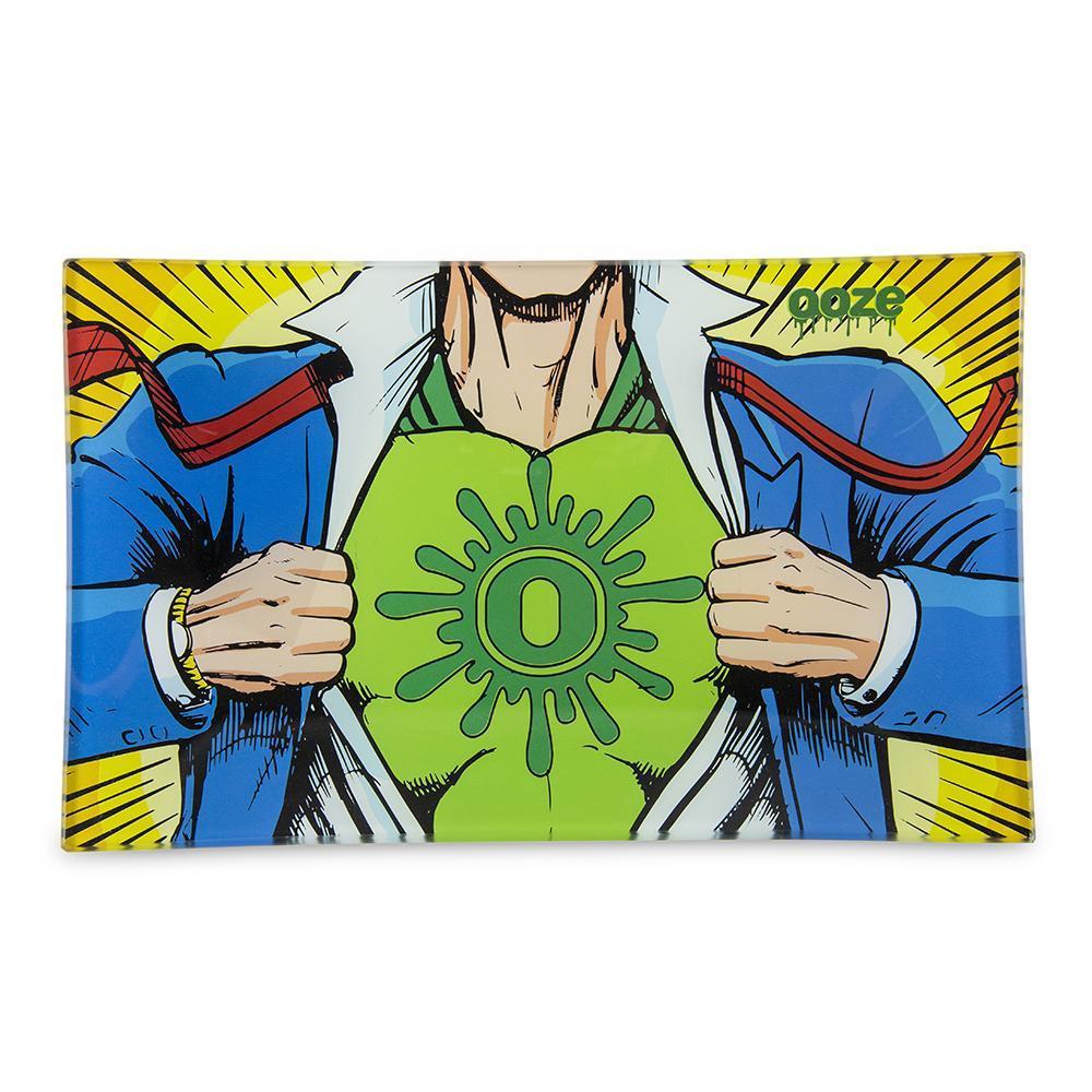 rolling tray Ooze Rolling Tray - Shatter Resistant Glass - Captain O