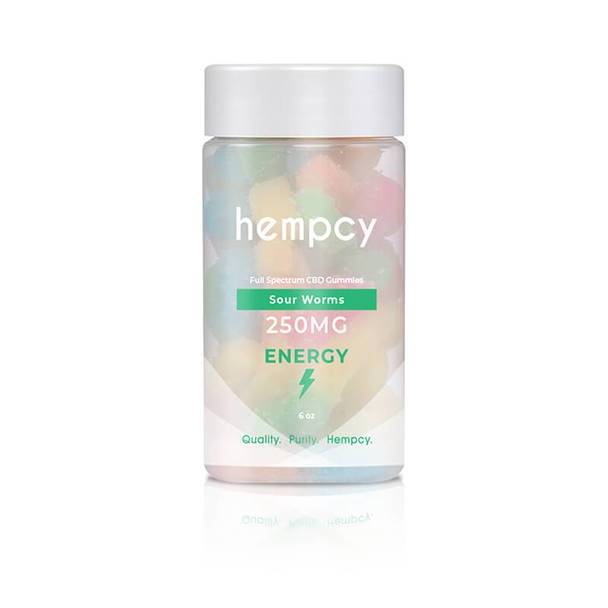 CBD Edibles Hempcy - CBD Edible - Sour Worm Gummies - 250mg-1000mg
