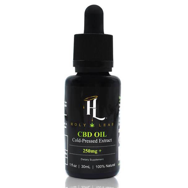 CBD Tinctures Holy Leaf - CBD Tincture - Organic Full Spectrum Cold Pressed - 250mg-1200mg