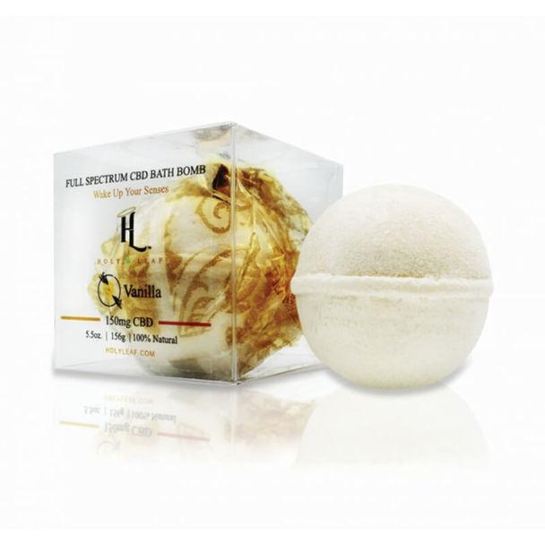 CBD Cream Holy Leaf - CBD Bath - Vanilla Bath Bomb - 150mg