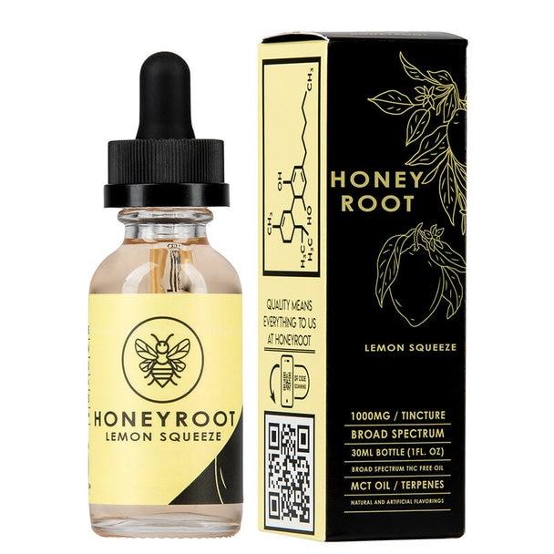 CBD Tinctures HoneyRoot Wellness - CBD Tincture - Lemon Squeeze - 1000mg-1500mg