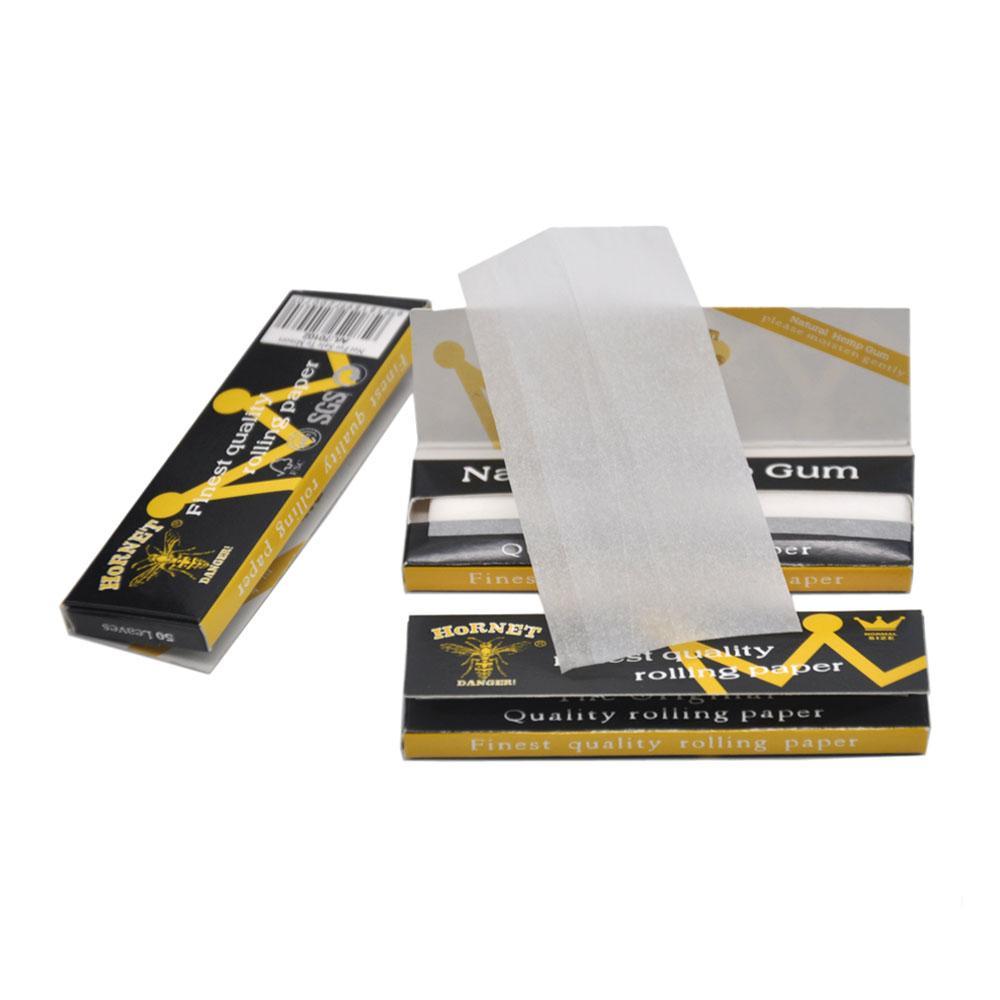 rolling tray Hornet Black King Size Natural Rolling Paper 5 Booklets