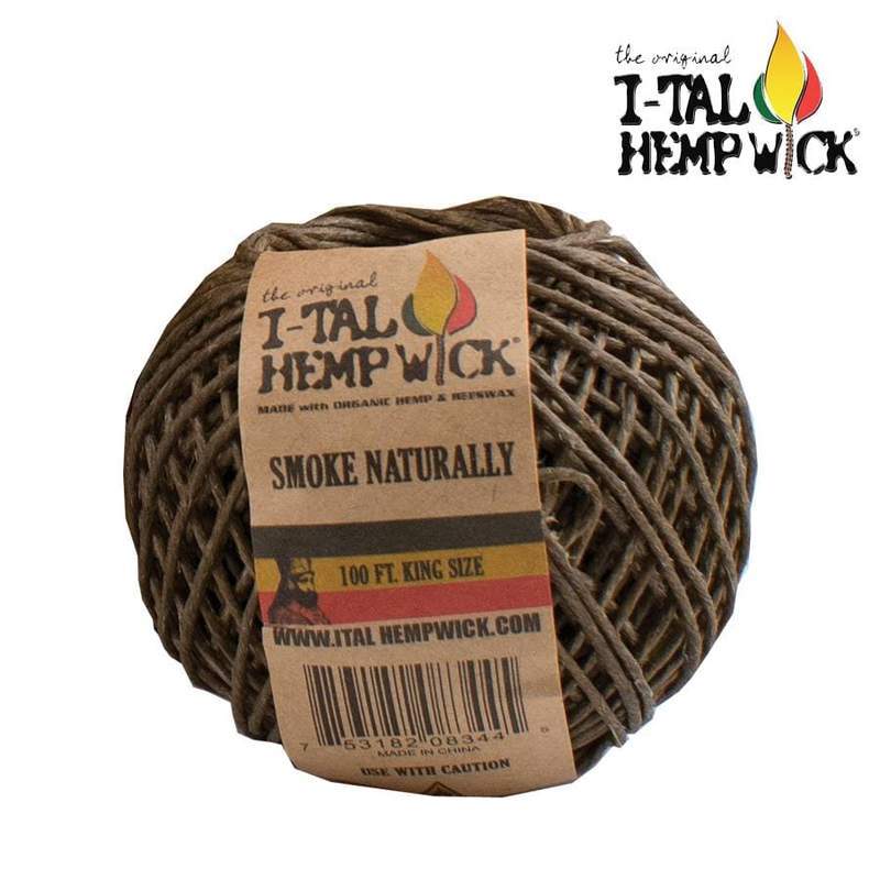 Hemp Hemp Wick Ball I-TAL 100 FT. King Size
