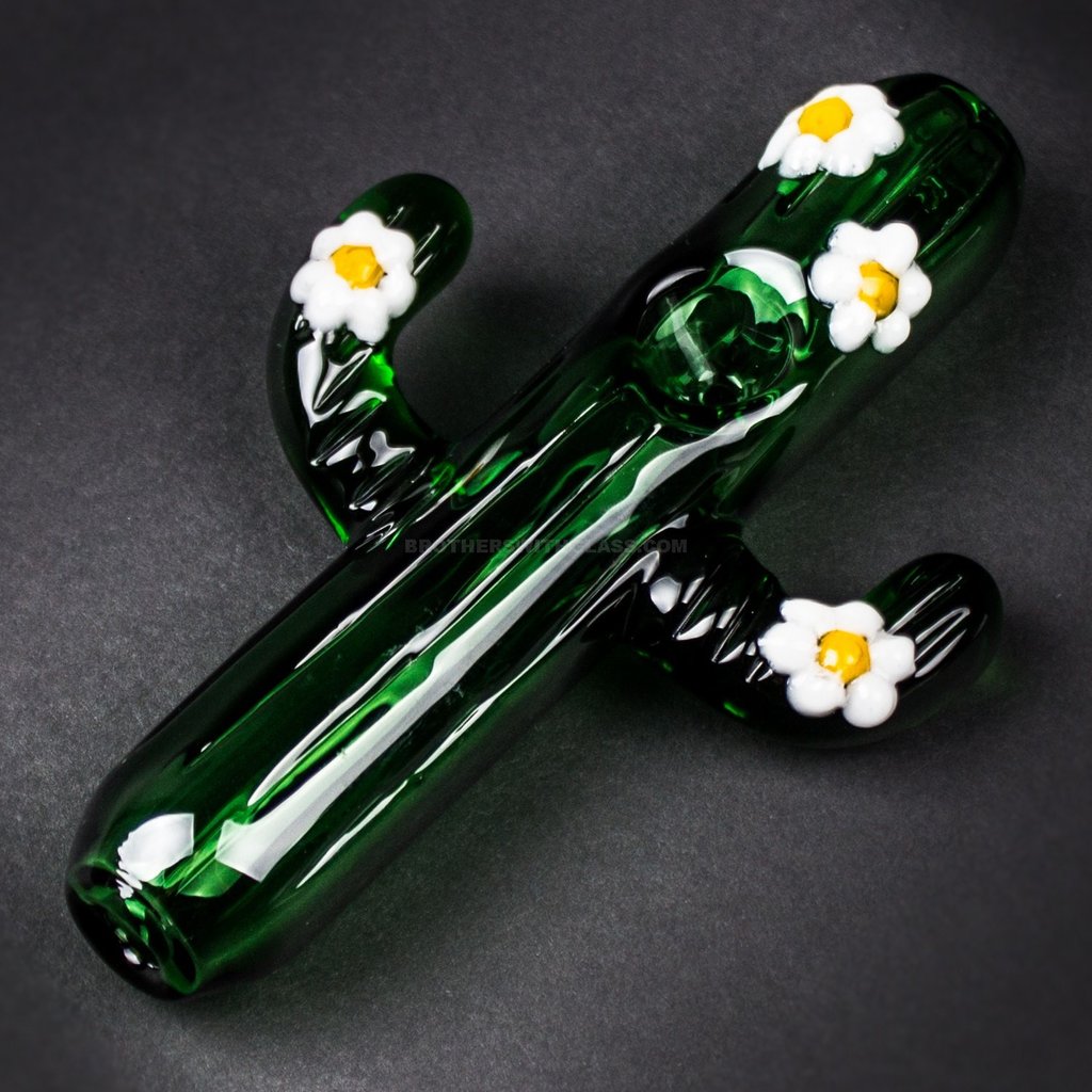 Hand pipe Chameleon Glass Desert Cactus Hand Pipe