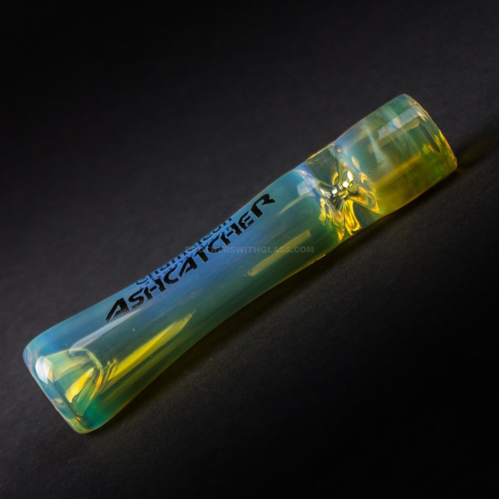 Hand pipe Chameleon Glass Fumed Ash Catcher Chillum Hand Pipe