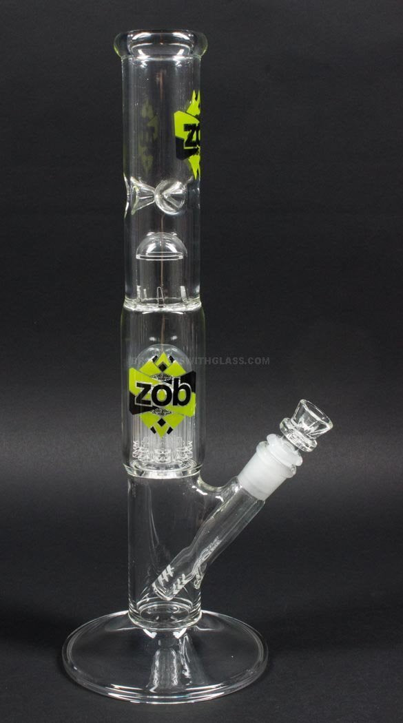 Glass bongs Zob Glass Mini 8 Arm Tree Straight Bong