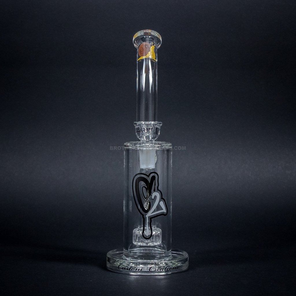 Bongs C2 Custom Creations 50mm Showerhead Bent Neck Bong