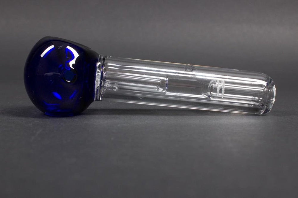 Glass pipes Chameleon Glass Spill Proof Monsoon Spubbler Water Pipe - Blue