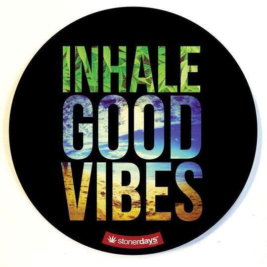 dab accessories INHALE GOOD VIBES DAB PAD