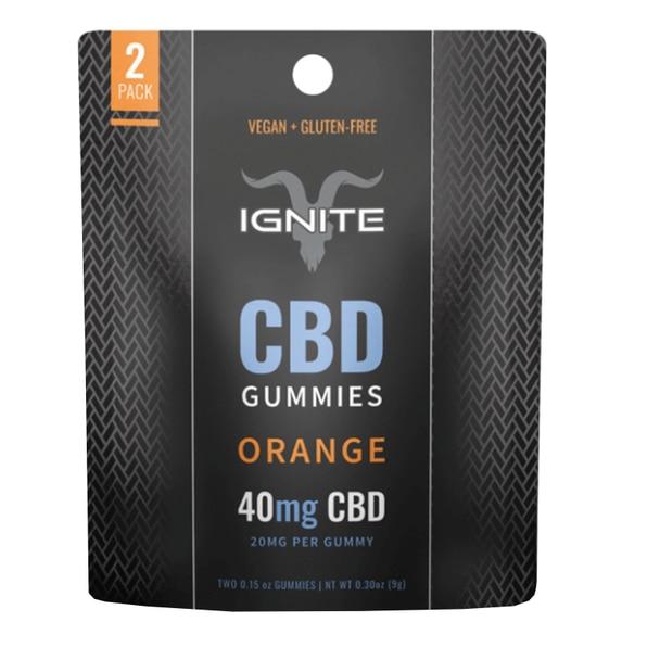 CBD Edibles Ignite CBD - CBD Edible - Isolate Gummies Orange - 20mg