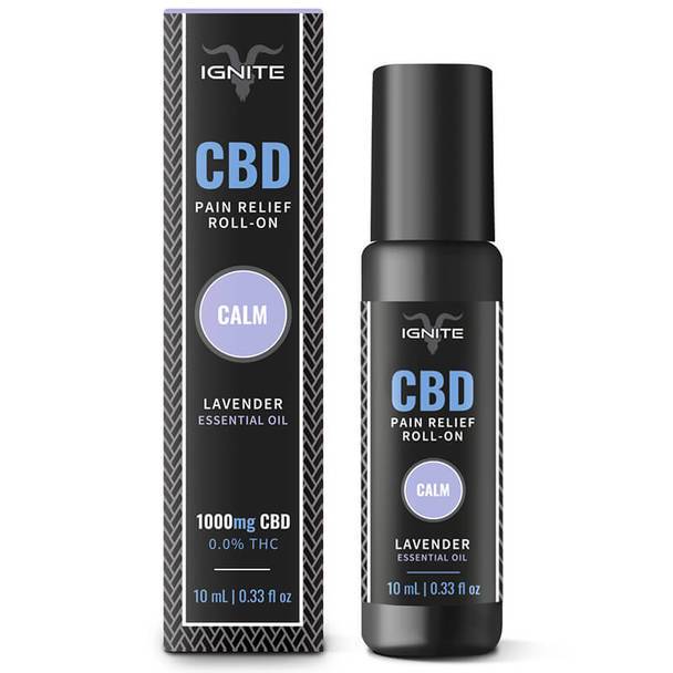 CBD Cream Ignite CBD - CBD Topical - Roll-On Oil Lavender - 1000mg