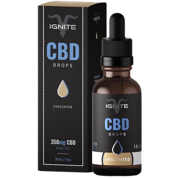 CBD Tinctures Ignite CBD - CBD Tincture - Unflavored Drops - 350mg-1000mg