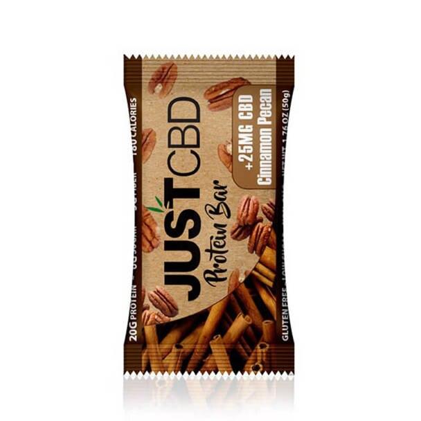 CBD Edibles JustCBD - CBD Edible - Cinnamon Pecan Protein Bar - 25mg