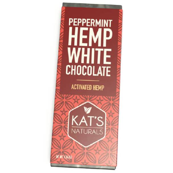 CBD Edibles Kat's Naturals - Hemp Edible - White Chocolate Hemp Bar