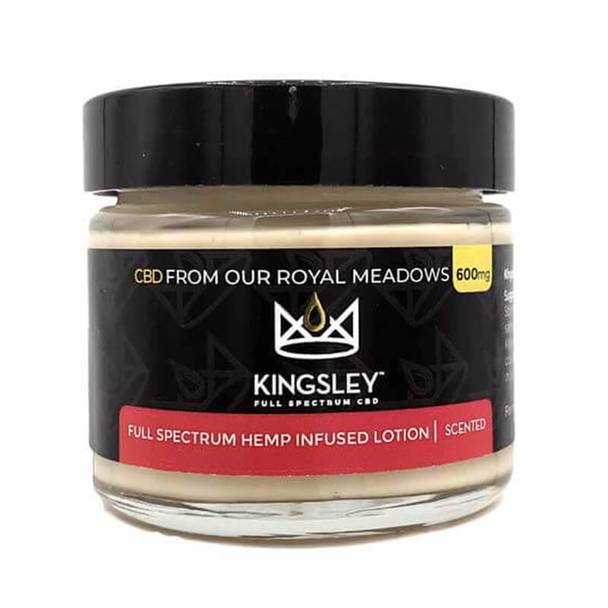 CBD Cream Kingsley - CBD Topical - Full Spectrum Lotion Scented - 600mg