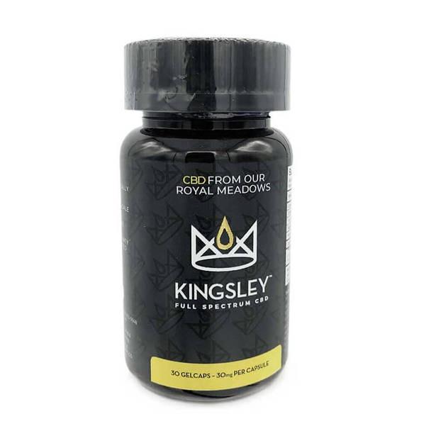 CBD Capsules Kingsley - CBD Soft Gels - Full Spectrum Gelcaps 30 Count - 900mg