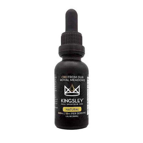 CBD Tinctures Kingsley - CBD Tincture - Full Spectrum Natural - 450mg-1500mg
