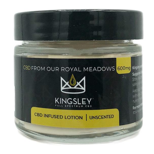 CBD Cream Kingsley - CBD Topical - Full Spectrum Lotion Unscented - 600mg