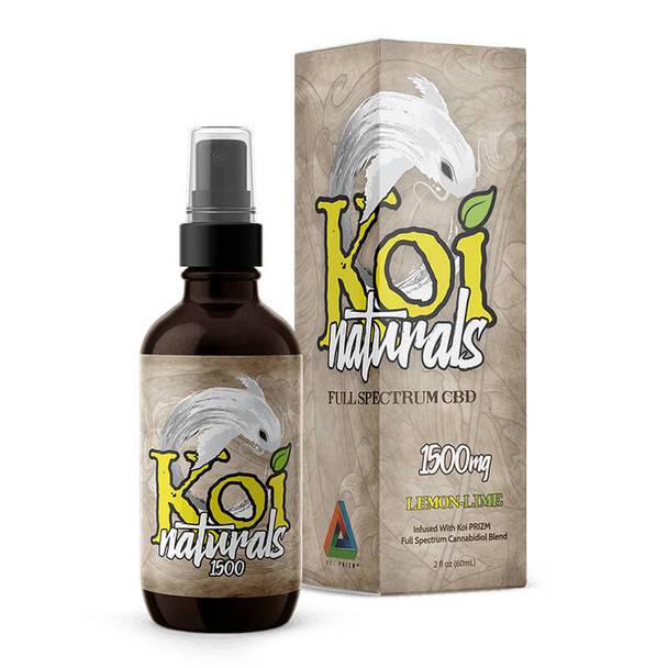 CBD Oil Koi CBD - CBD Tincture Spray - Full Spectrum Lemon-Lime - 1500mg-3000mg