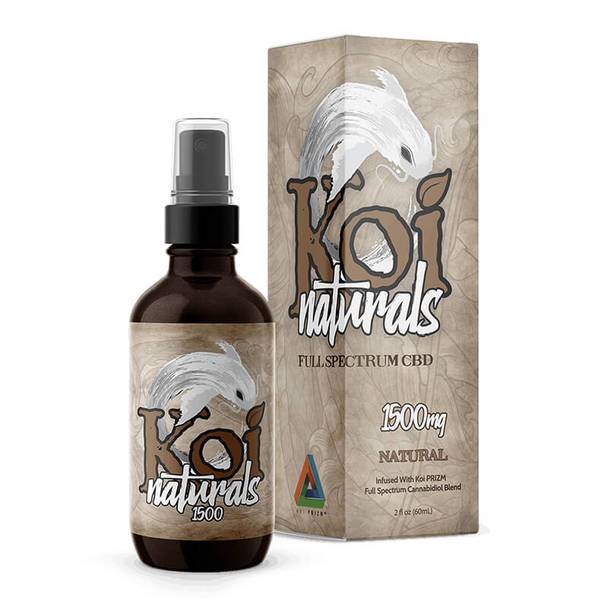 CBD Oil Koi CBD - CBD Tincture Spray - Full Spectrum Natural - 1500mg-3000mg