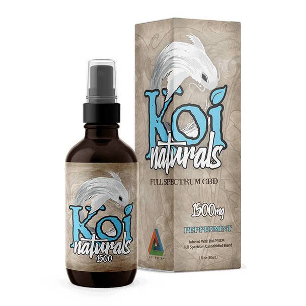 CBD Oil Koi CBD - CBD Tincture Spray - Full Spectrum Peppermint - 1500mg-3000mg