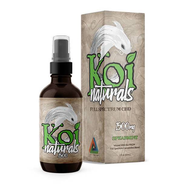 CBD Oil Koi CBD - CBD Tincture Spray - Full Spectrum Spearmint - 1500mg-3000mg