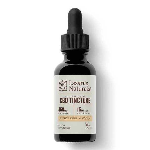 CBD Tinctures Lazarus Naturals - CBD Tincture - Full Spectrum French Vanilla Mocha - 450mg-6000mg