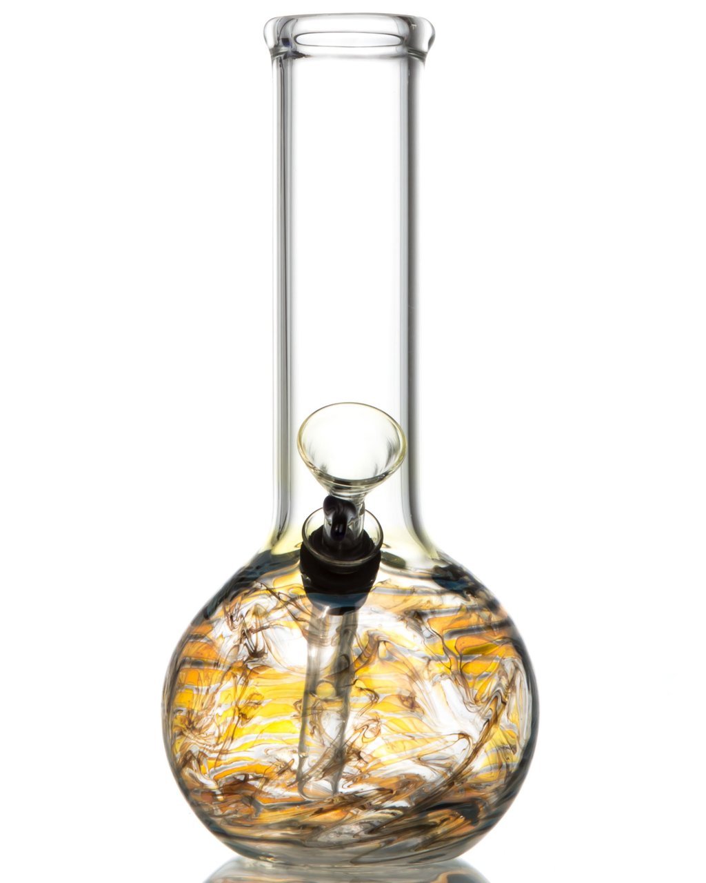 Bongs Raked Tiger Stripe Accented Beaker Bong