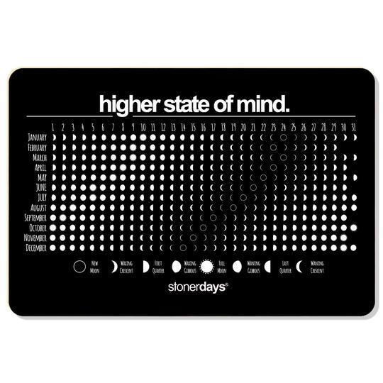 dab accessories Moon Phases Dab Mat