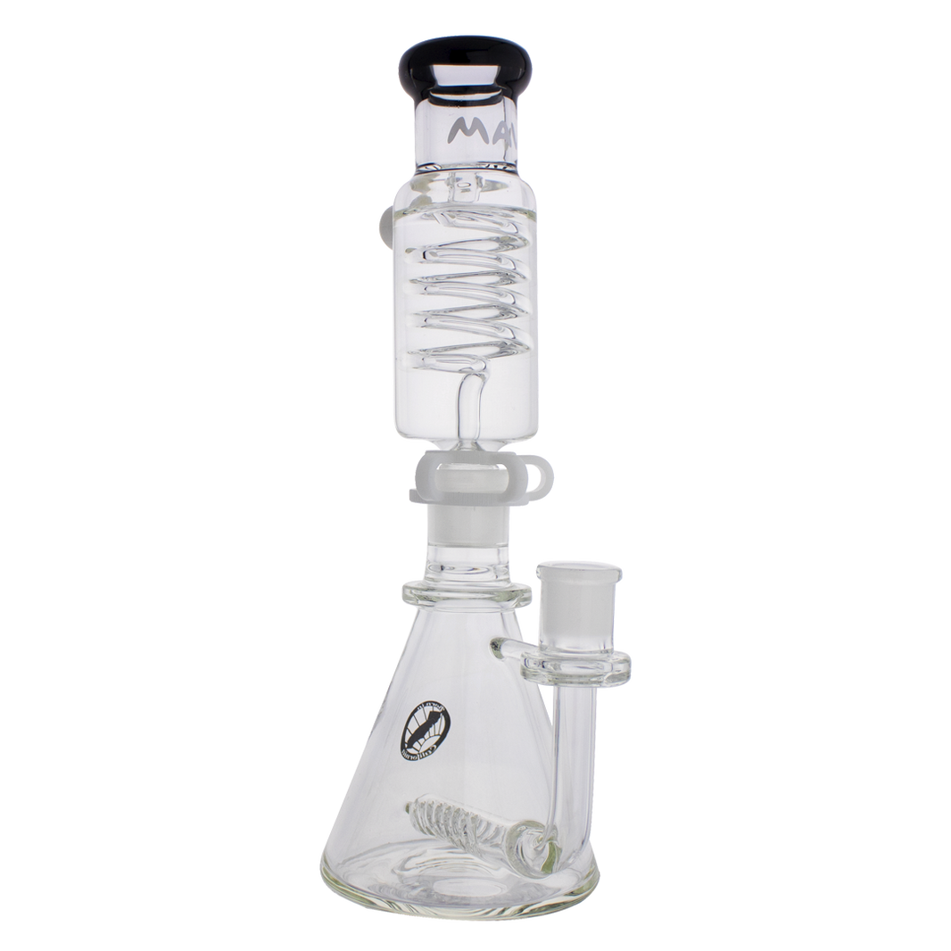 Beaker bongs Mini Inline Freezable Coil System