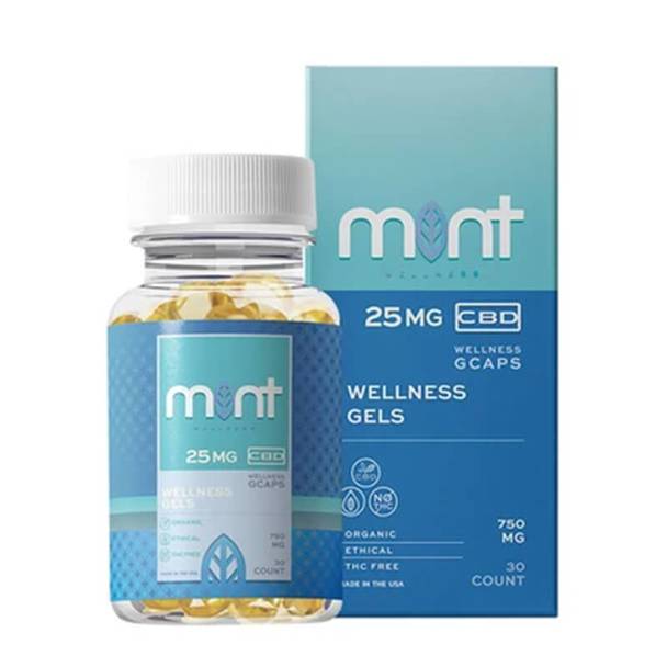 CBD Capsules Mint Wellness - CBD Capsules - Wellness - 25mg
