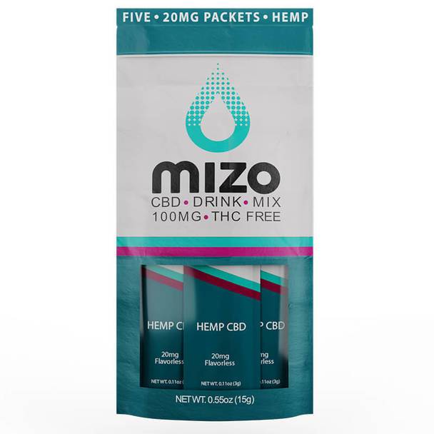CBD Edibles Mizo CBD - CBD Drink Mix - The Singles - 20mg
