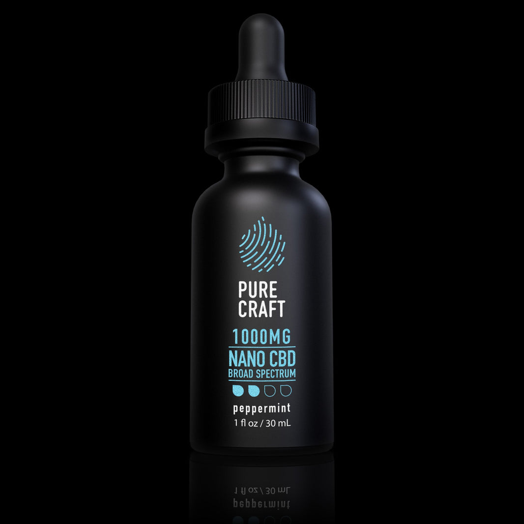NANO CBD BROAD SPECTRUM OIL PEPPERMINT 1000MG
