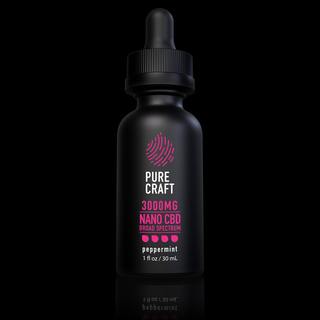 NANO CBD BROAD SPECTRUM OIL PEPPERMINT 3000MG