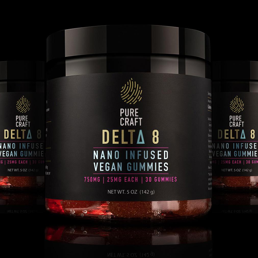 NANO DELTA 8 INFUSED VEGAN GUMMIES 3-PACK