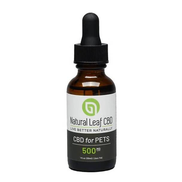 Cbd For Pets Natural Leaf CBD - CBD Pet Tincture - 500mg