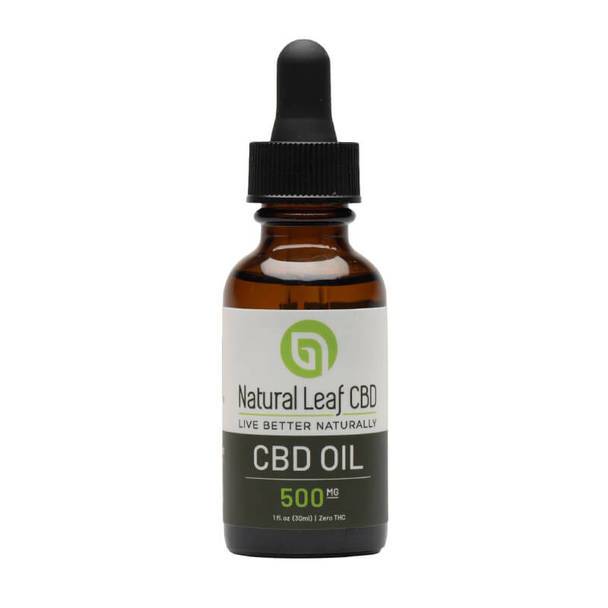 CBD Tinctures Natural Leaf CBD - CBD Tincture Oil - 500mg-1500mg