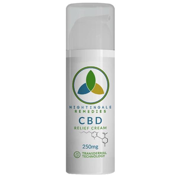 CBD Cream Nightingale Remedies - CBD Topical - Relief Cream - 250mg