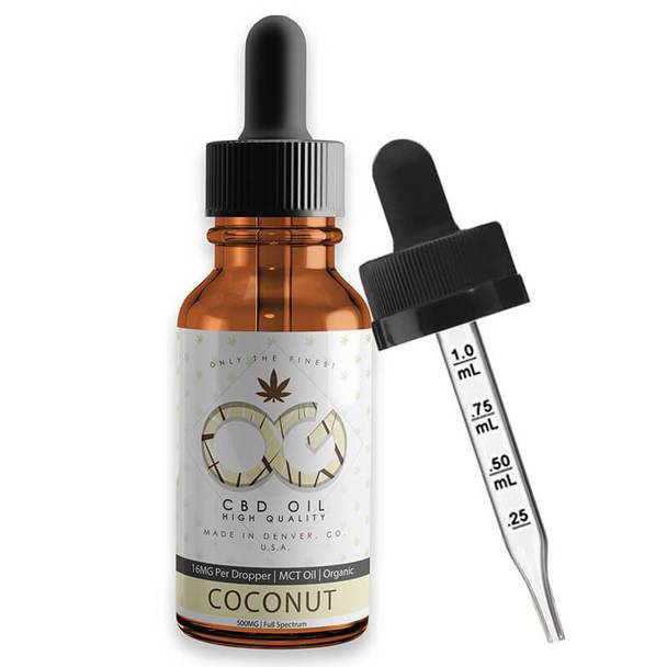 CBD Tinctures OG Labs - CBD Tincture - Coconut - 250mg-1000mg
