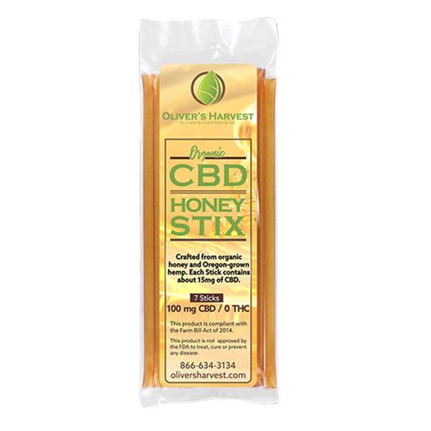 CBD Edibles Oliver's Harvest CBD - CBD Edible - Honey Stix - 14mg