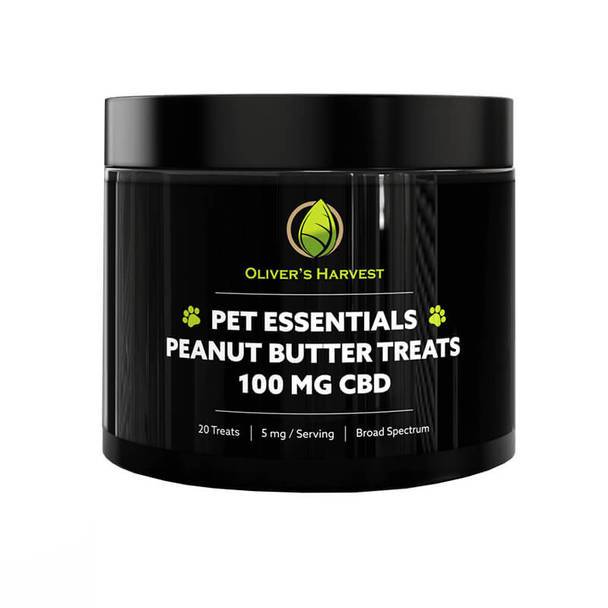 Cbd For Pets Oliver's Harvest CBD - CBD Pet Edible - Peanut Butter Treats - 5mg