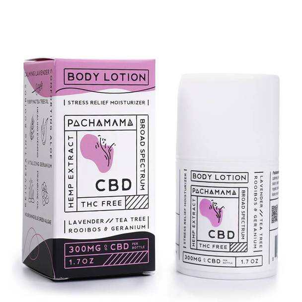 CBD Cream Pachamama - CBD Topical - Body Lotion - 300mg