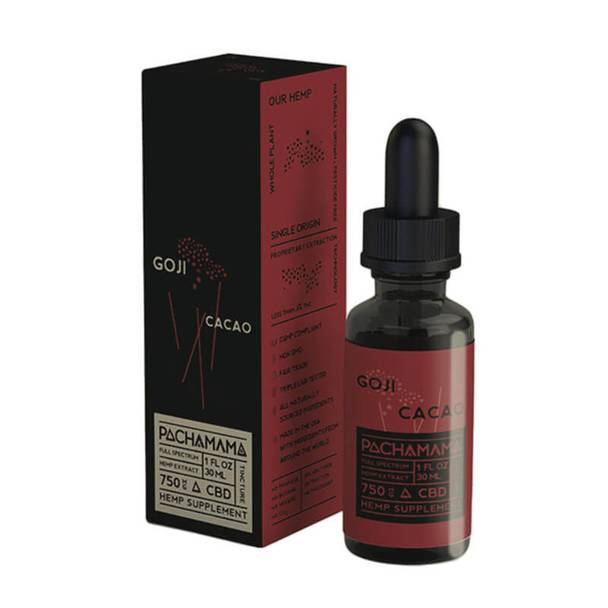 CBD Tinctures Pachamama - CBD Tincture - Goji Cacao - 750mg-1750mg
