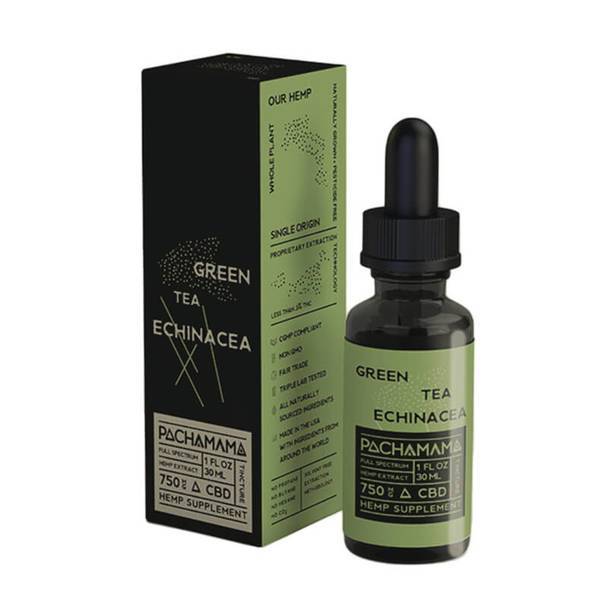 CBD Tinctures Pachamama - CBD Tincture - Green Tea Echinacea - 750mg-1750mg