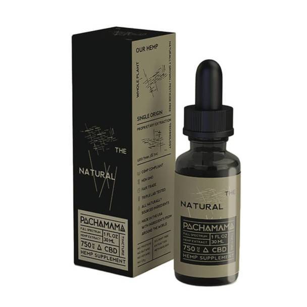 CBD Tinctures Pachamama - CBD Tincture - The Natural - 750mg-1750mg